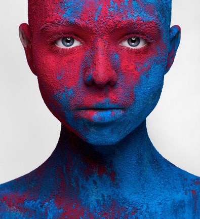 Framed Colored Ecstasy Print