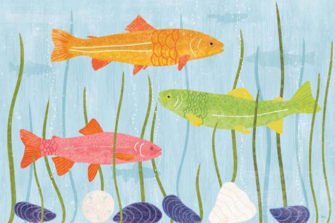 Framed Coastal Vibes I Print