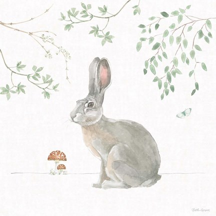 Framed Woodland Love III Print