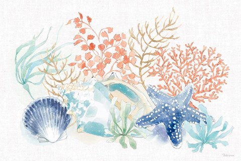 Framed Seaside I Print