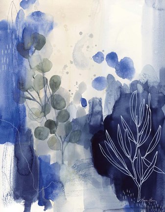 Framed Midnight Garden Print