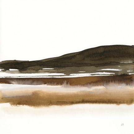 Framed Marsh I Print