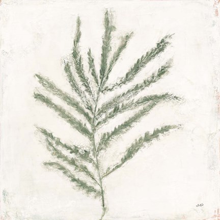 Framed Plantlife I Green Print