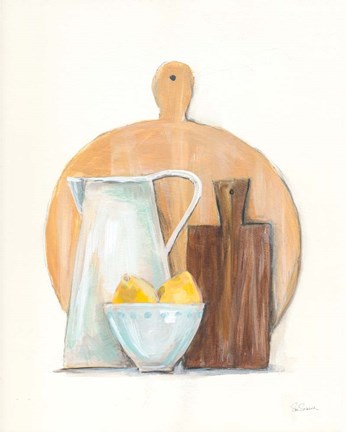 Framed Marnies Kitchen I Print