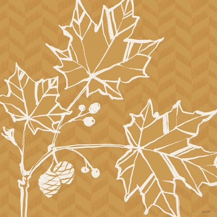 Framed Autumn Tones IV Print