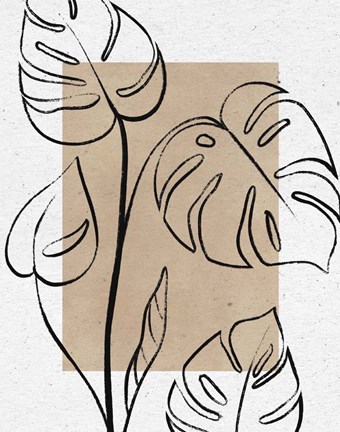 Framed Color Block Balance I Print