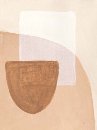 Framed Sandy Balance III Print