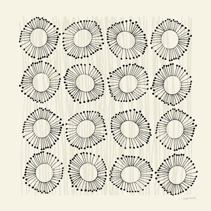 Framed Main Street Twirled Monochrome Print