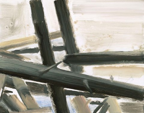 Framed Neutral Abstract Print