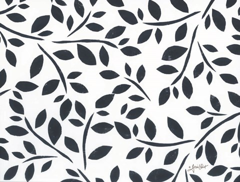 Framed Black &amp; Gray #4 Print