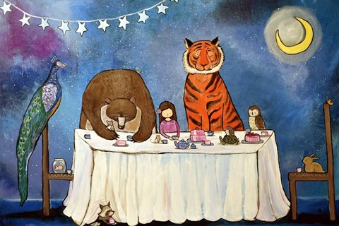 Framed Cake and Tea Print