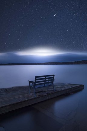 Framed Galactic Impact Print