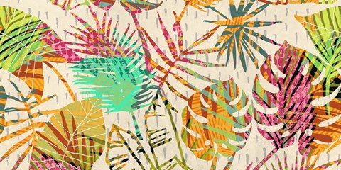 Framed Palm Festoon Print