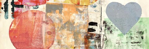 Framed Pop Love #2 (detail) Print