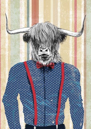 Framed Rough Guy Print