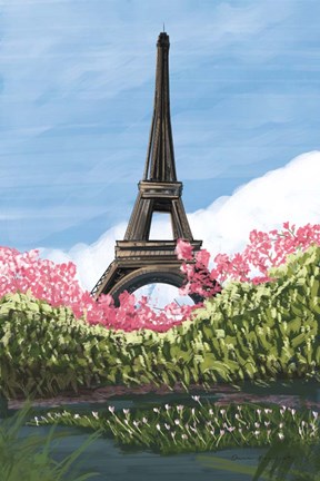 Framed Take Me to Paris Print