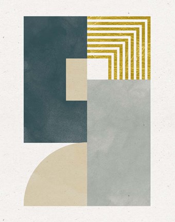 Framed Deco Glam II Print