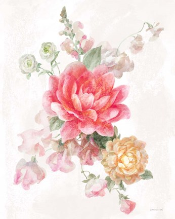 Framed Sorbet Floret IV Print