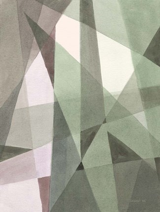 Framed Light Angle I Reseda Print