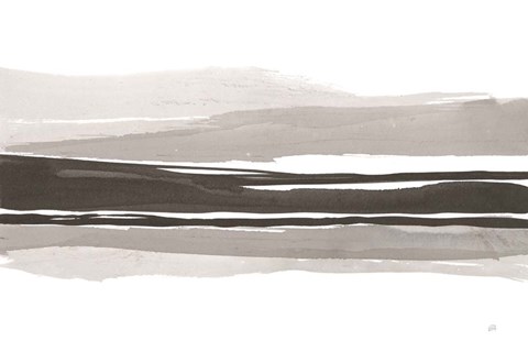 Framed Marbled Gray II Print