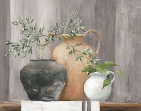 Framed Simplicity Gray Print