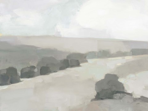 Framed Light in the Valley Neutral Print