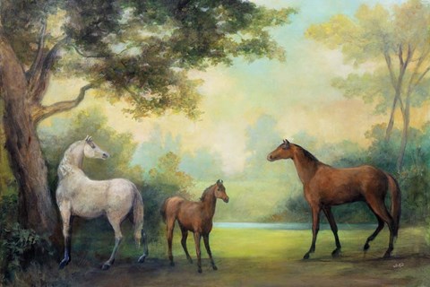 Framed Near the Pasture Print