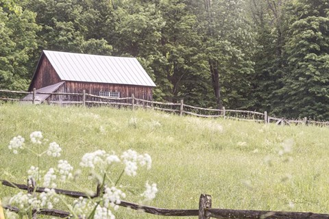 Framed Summer Farm I Print