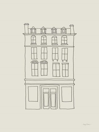 Framed Buildings of London II Print