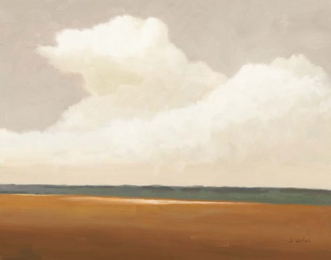 Framed Prairie Summer Terracotta Print