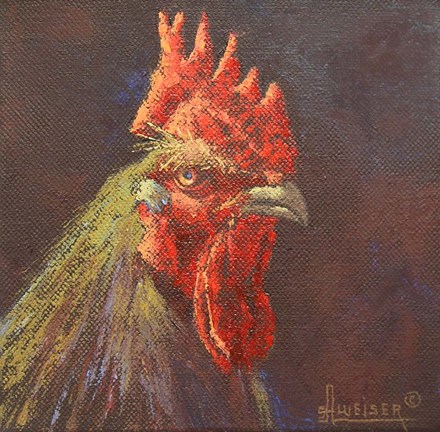 Framed Chicken Print