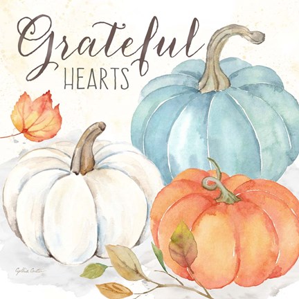 Framed Pumpkin Patch Sentiment I-Gather Print