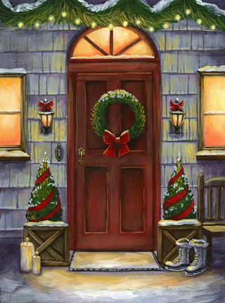 Framed Cheery Threshold I Print