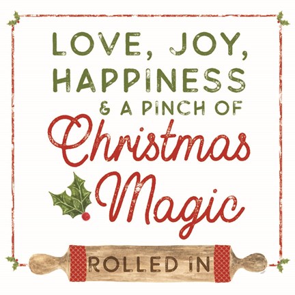 Framed Home Cooked Christmas VII-Christmas Magic Print