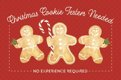 Framed Home Cooked Christmas Landscape IV-Cookie Testers Print
