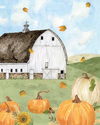 Framed Fall Sunshine II Print