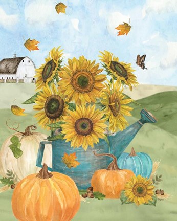 Framed Fall Sunshine IV Print