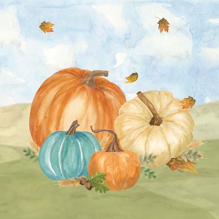 Framed Fall Sunshine VI Print