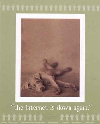Framed Internet Is Down Again Print