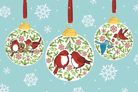 Framed Ho Ho Home III on Blue Print