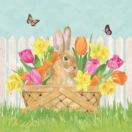 Framed Hoppy Spring V Print