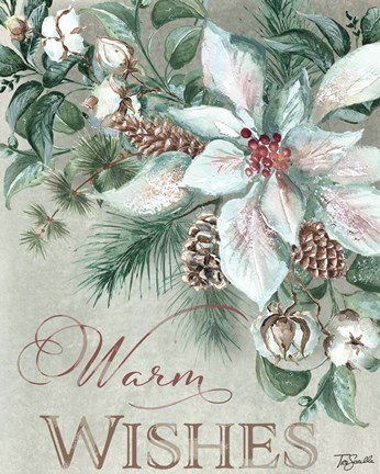 Framed Winter Green IV Print