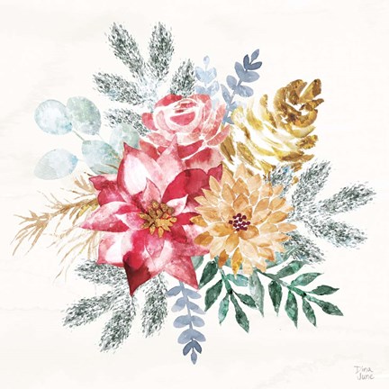 Framed Holiday Sparkle II Print