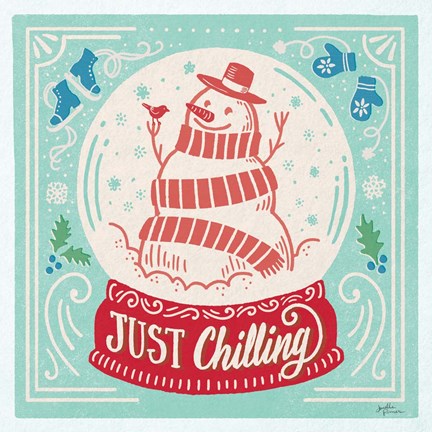 Framed Naughty and Nice III Bright Print