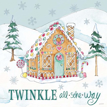 Framed Holiday Trimmings IV Print