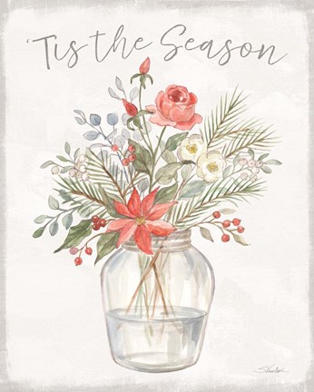 Framed Woodland Christmas IV Print