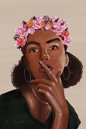 Framed Flower Power II Print