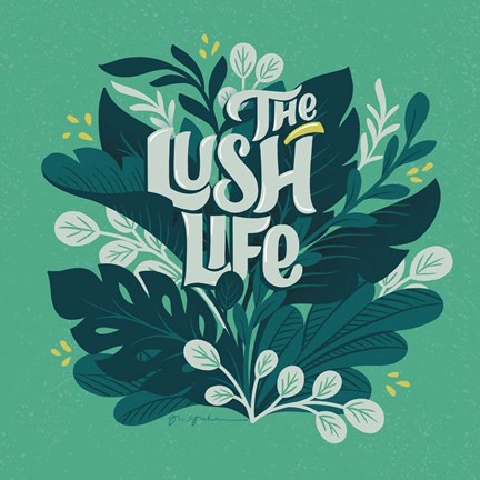 Framed Lush Life V Print