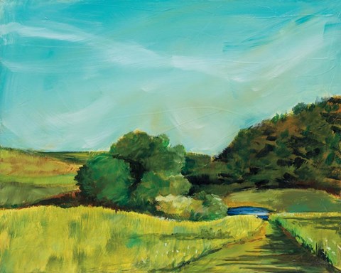 Framed View from Rock Hill Print