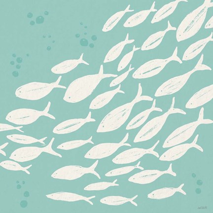 Framed Seaside Style VII Print